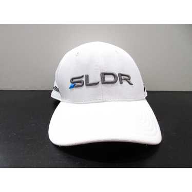 Vintage Taylormade Hat Cap Strap Back White Gray … - image 1