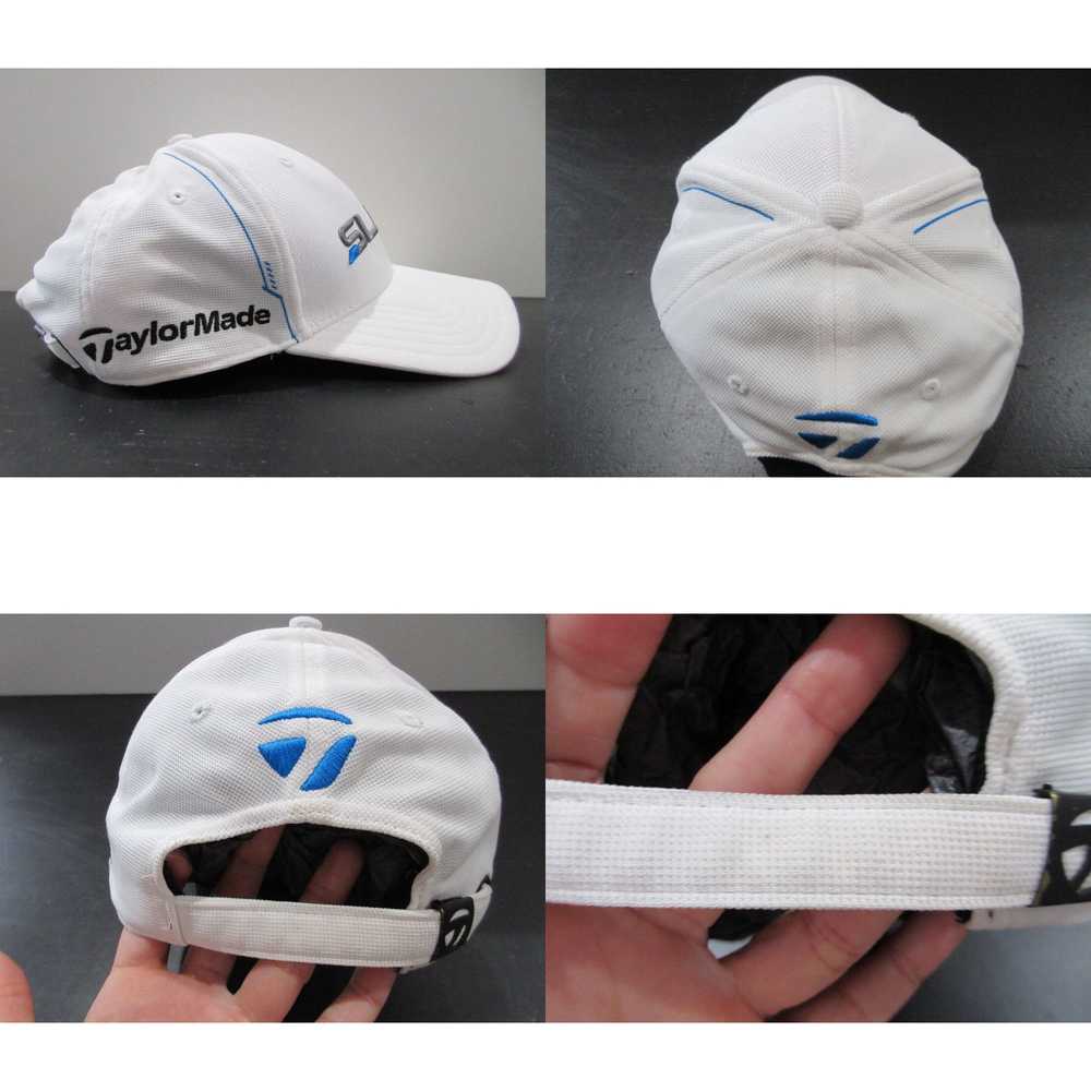 Vintage Taylormade Hat Cap Strap Back White Gray … - image 4