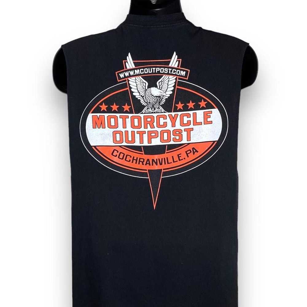 Tee × Tour Tee × Vintage Motorcycle Outpost Ride … - image 2