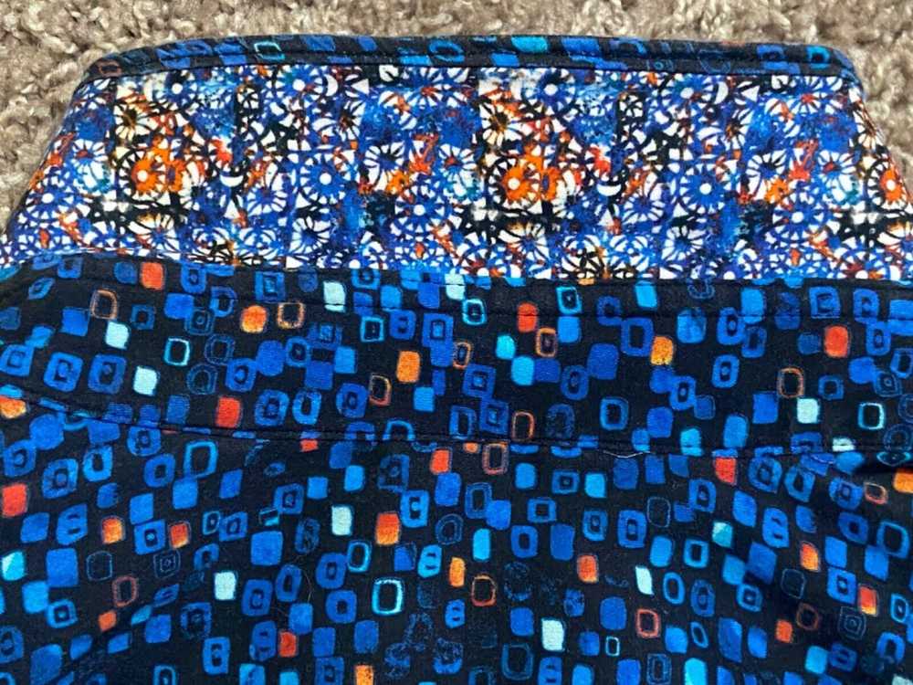 Robert Graham Blue Orange Geometric - image 4