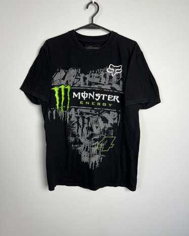 Fox × Fox Racing Tshirt Monster Energy FOX racing