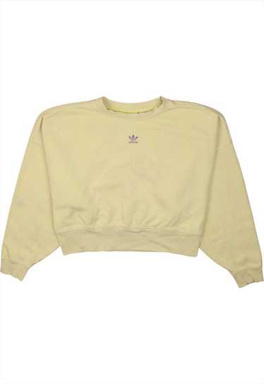 Vintage 90's Adidas Sweatshirt Crop Crew Neck Yell