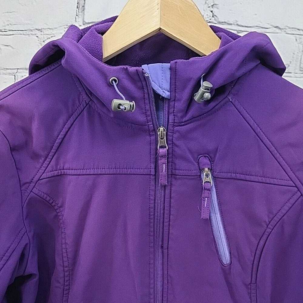 Free Country Womens Soft Shell Purple Hooded Hiki… - image 3