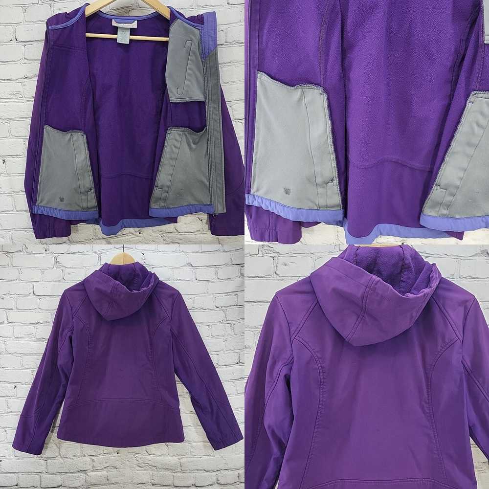 Free Country Womens Soft Shell Purple Hooded Hiki… - image 8