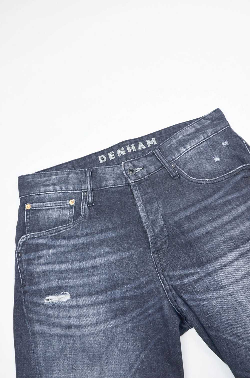 Designer × Streetwear DENHAM Distressed Fusion De… - image 3