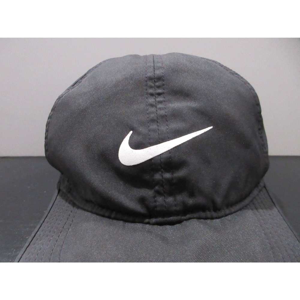 Nike Nike Hat Cap Strap Back Black White Swoosh L… - image 2