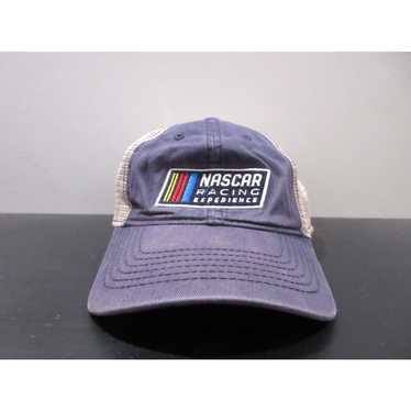 NASCAR Nascar Hat Cap Strap Back BLue Gray Racing 