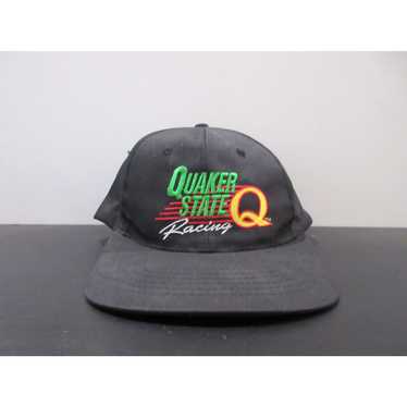 NASCAR VINTAGE Nascar Hat Cap Snap Back Black Gre… - image 1