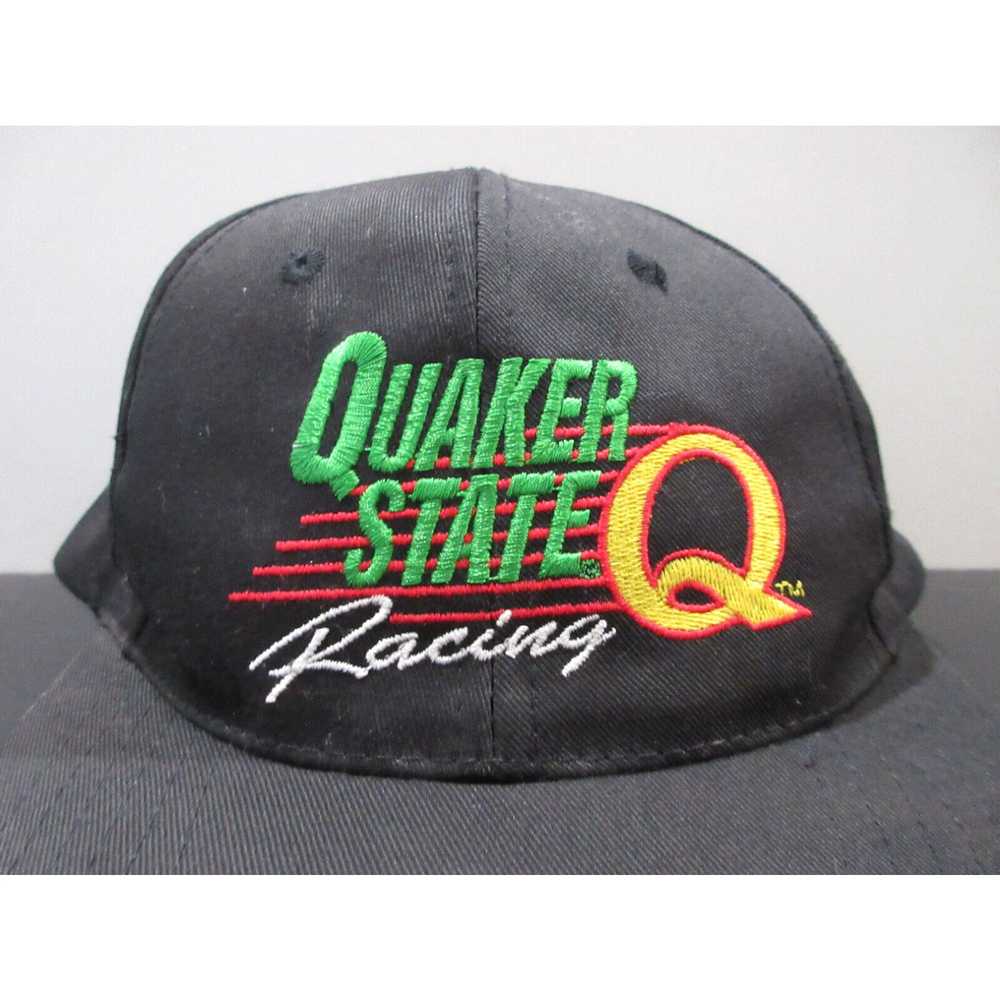 NASCAR VINTAGE Nascar Hat Cap Snap Back Black Gre… - image 2