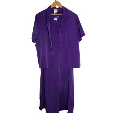 Other Lane Bryant Women Purple Polyester 2 Piece D