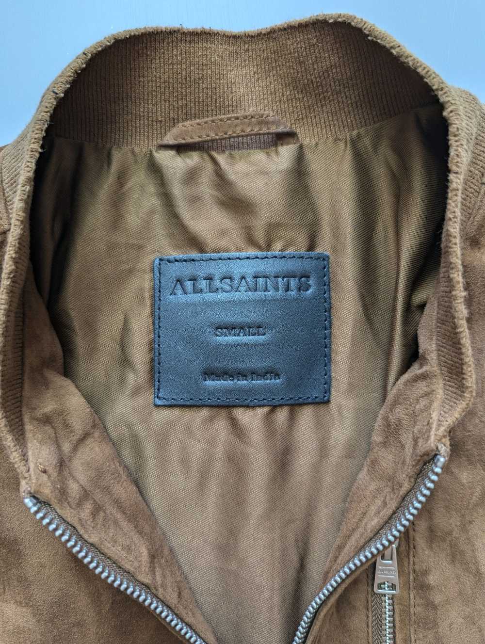 Allsaints Allsaints Kemble Suede Bomber Jacket - image 10