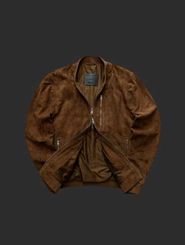 Allsaints Allsaints Kemble Suede Bomber Jacket - image 1