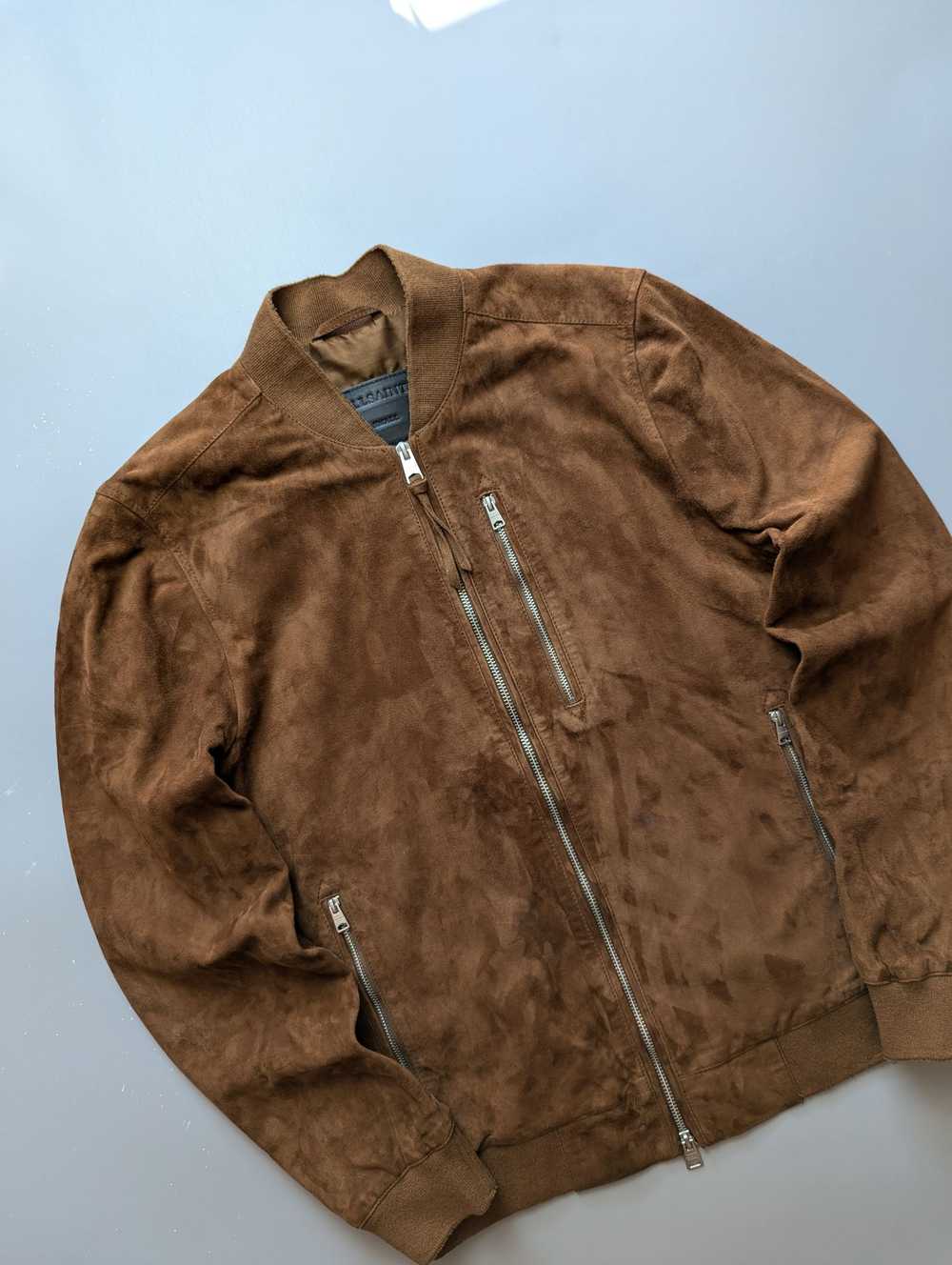 Allsaints Allsaints Kemble Suede Bomber Jacket - image 2