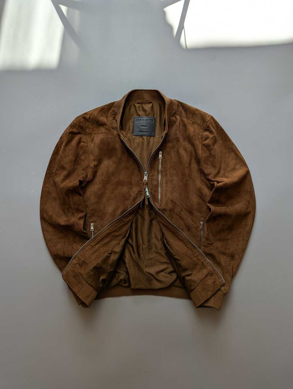 Allsaints Allsaints Kemble Suede Bomber Jacket - image 5