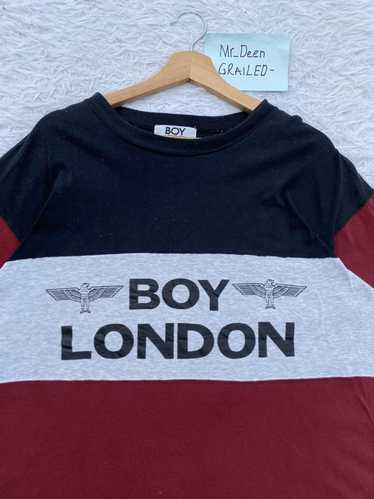 Boy London × Vintage Rare BOY LONDON Spellout Tsh… - image 1