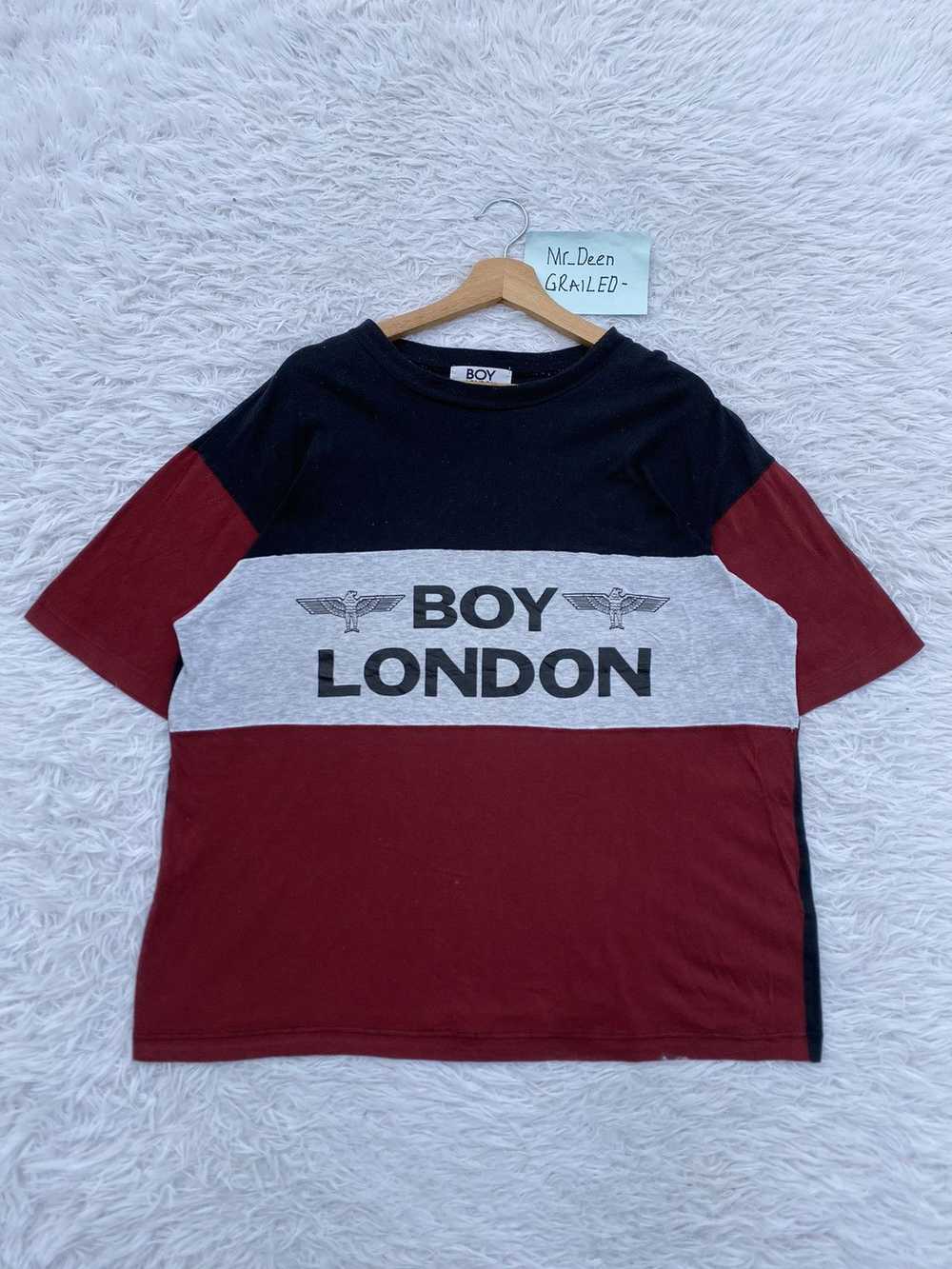 Boy London × Vintage Rare BOY LONDON Spellout Tsh… - image 2