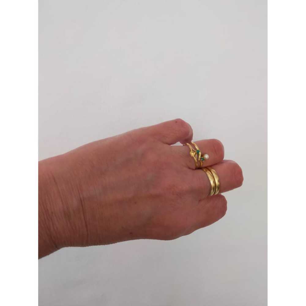 Non Signé / Unsigned Yellow gold ring - image 7