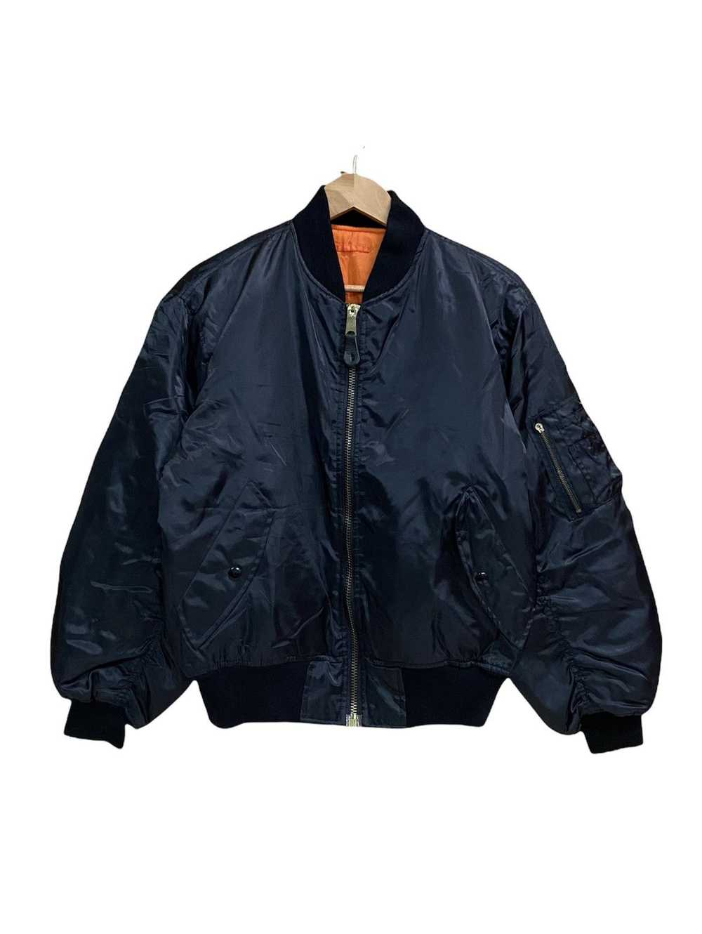 Alpha Industries × Bomber Jacket × Ma 1 VTG ALPHA… - image 2