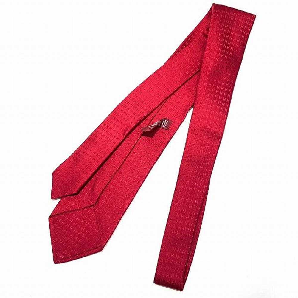 Hermes Hermes Hermes Silk H Logo Tie Canvas Neckt… - image 2