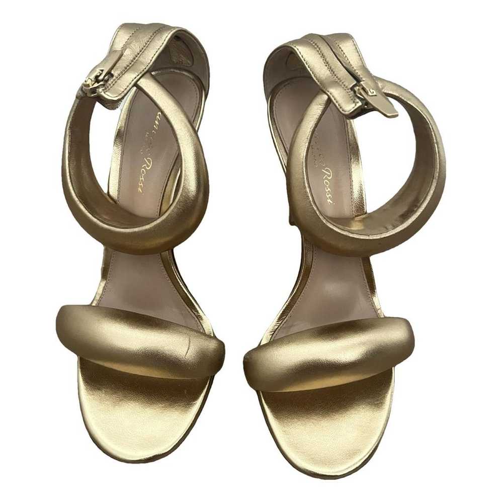 Gianvito Rossi Bijoux leather sandal - image 1