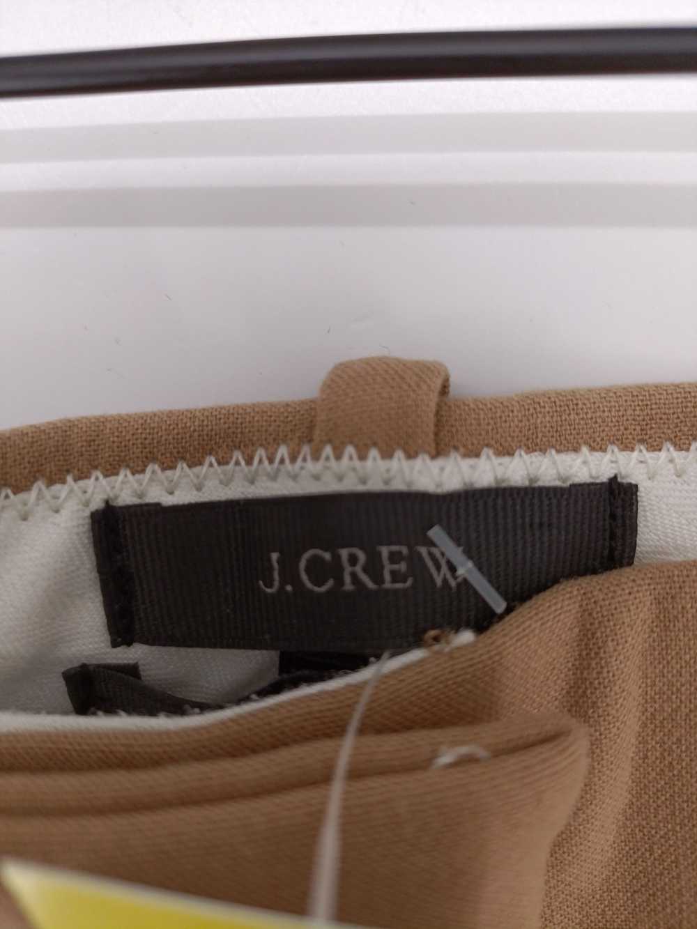 J. Crew Women's Trousers Uk 8 Tan Polyester with … - image 4