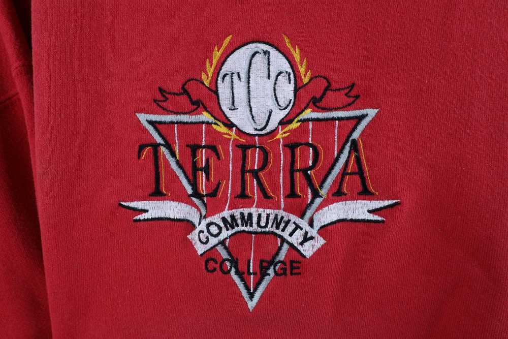 Vintage Vintage 90s Terra Community College Crewn… - image 4