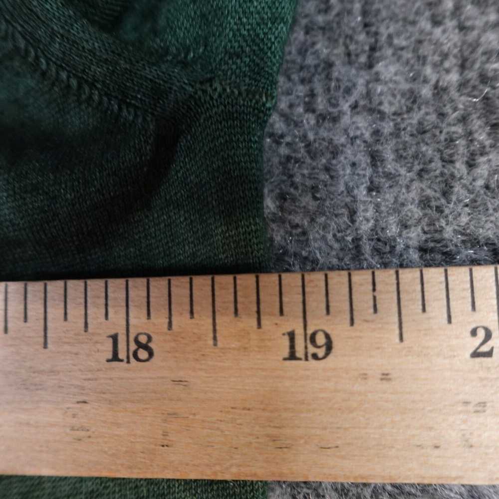 Falcone Falconeri Sweater M Green Crew Neck 100% … - image 8