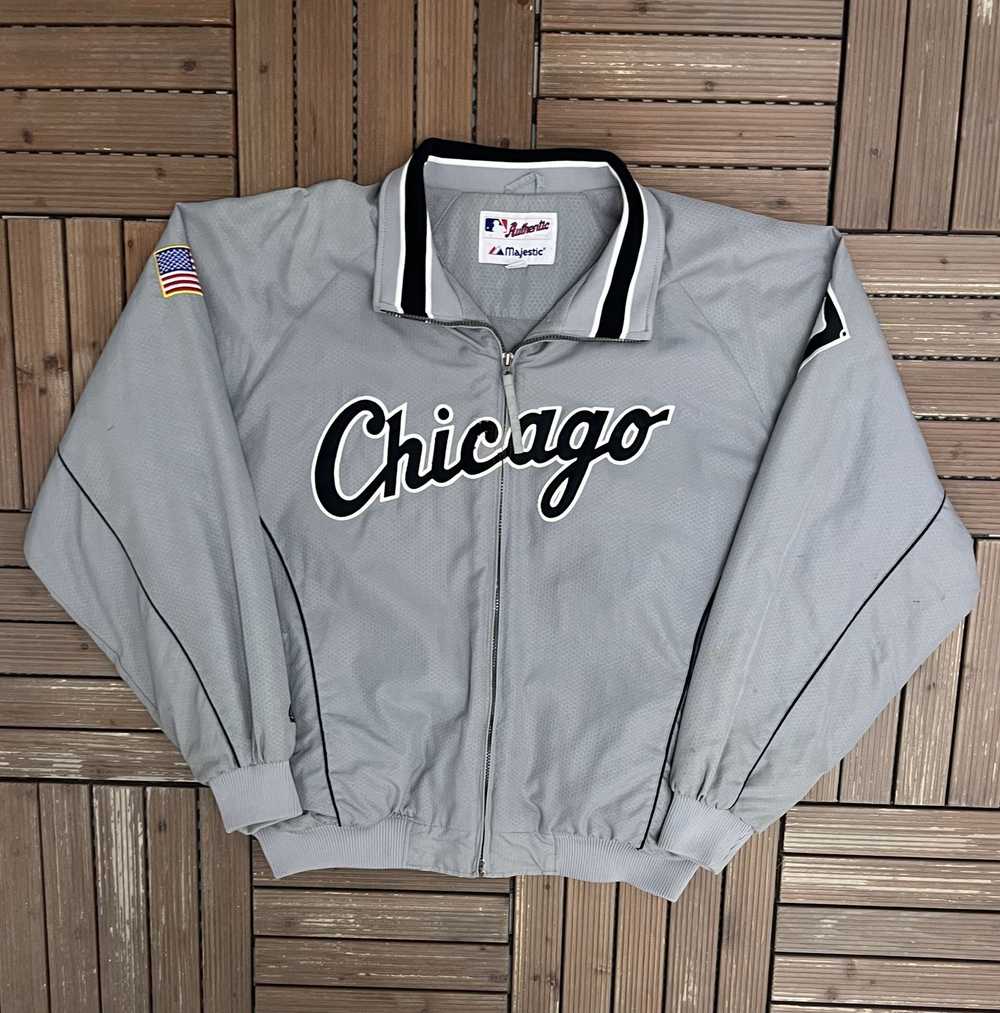 Majestic × Vintage Chicago White Sox Stitched Vin… - image 1