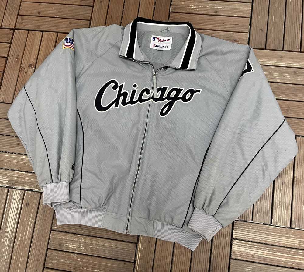 Majestic × Vintage Chicago White Sox Stitched Vin… - image 3