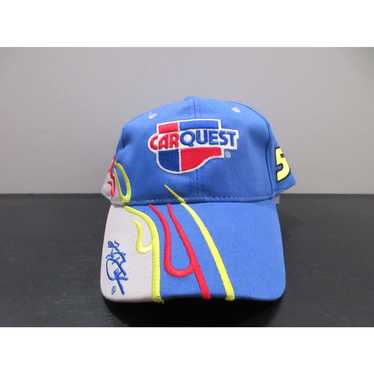 NASCAR Nascar Hat Cap Strap Back Blue Red Kyle Bu… - image 1