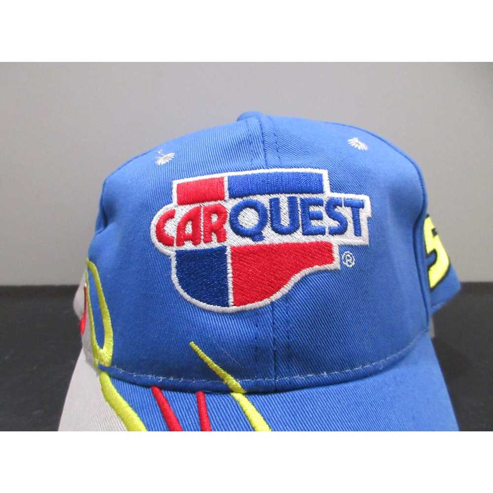 NASCAR Nascar Hat Cap Strap Back Blue Red Kyle Bu… - image 2