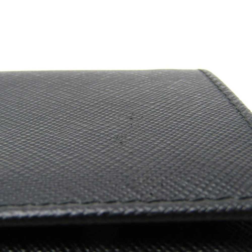 Prada Saffiano Black Leather Wallet (Pre-Owned) - image 7