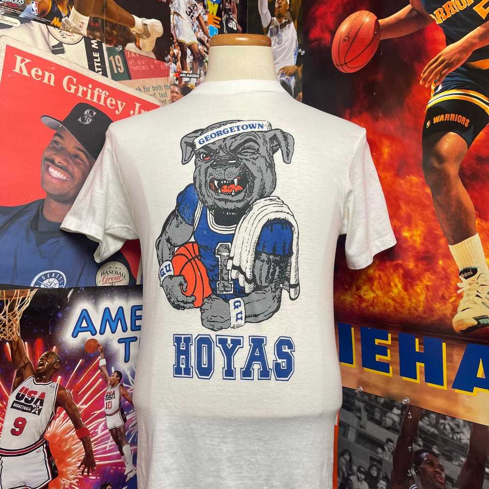 Vintage Vintage Georgetown Hoyas 80s NCAA Basketb… - image 1