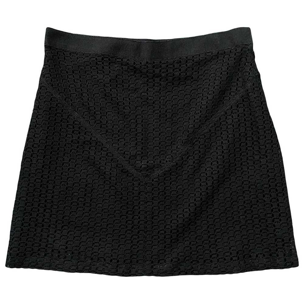 Designer × Made In Usa Wes Gordon Mini Skirt Blac… - image 1