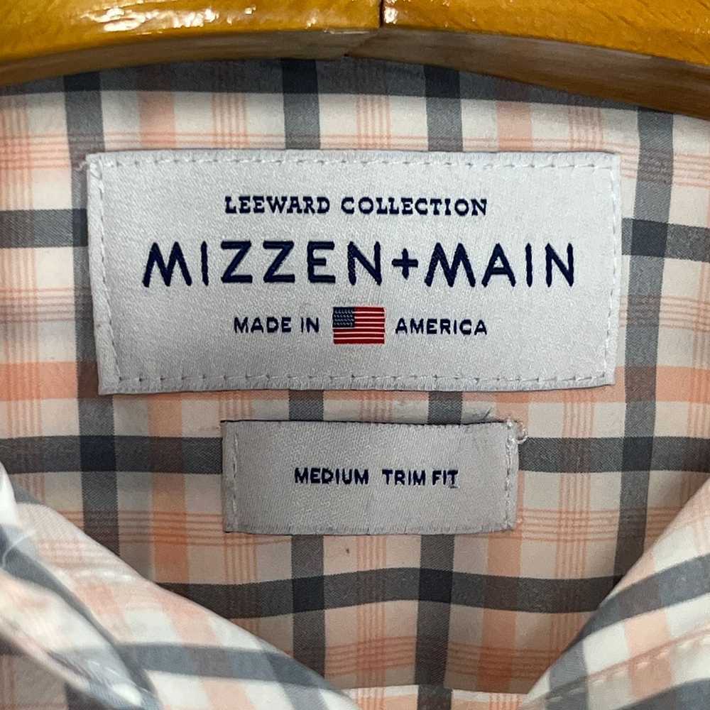 Mizzen+Main Mizzen+Main Mens Trim Fit White Gray … - image 3