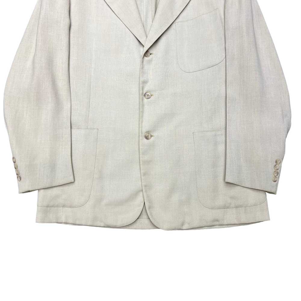 1940s Palm Beach linen summer jacket (L) - image 3