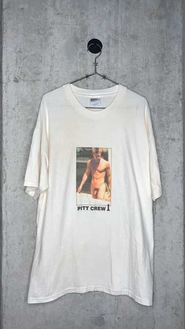 BRAD PITT 90’S PAPARAZZI NUDE TEE | “PITT CREW”