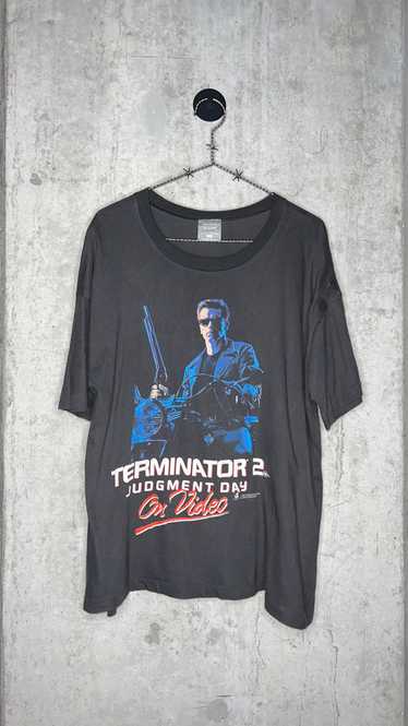 TERMINATOR 2 JUDGMENT DAY MOTORCYCLE TEE | RARE “O