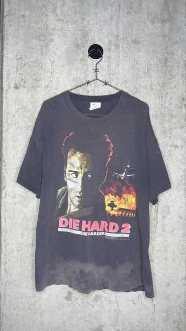 DIE HARD 2 MOVIE PROMO TEE | RARE BRUCE WILLIS GRA