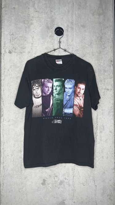 *NSYNC 98’ WORLD TOUR SEPIA TEE BACK FLAME HIT