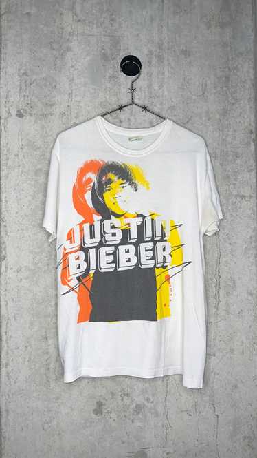 JUSTIN BIEBER WHITE TEE 09’ - image 1