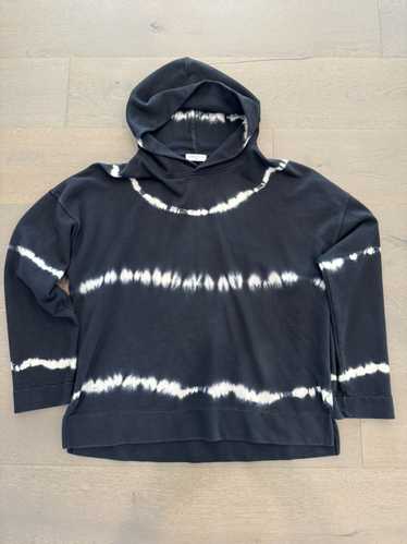 Sandro Sandro Black White Tie Dye Hoodie