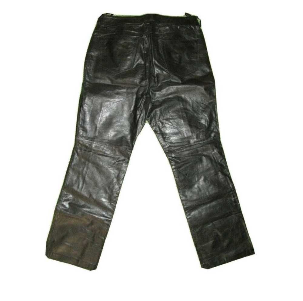 Gap Vintage Unisex Gap Jeans, Leather Bootcut Pan… - image 2