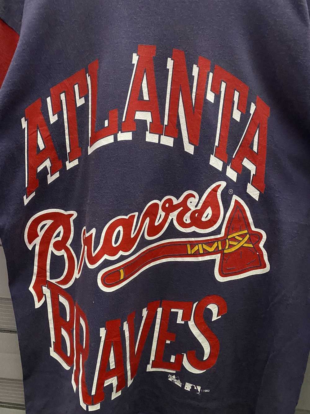 Atlanta Braves × Majestic × Vintage Vintage 1993 … - image 3