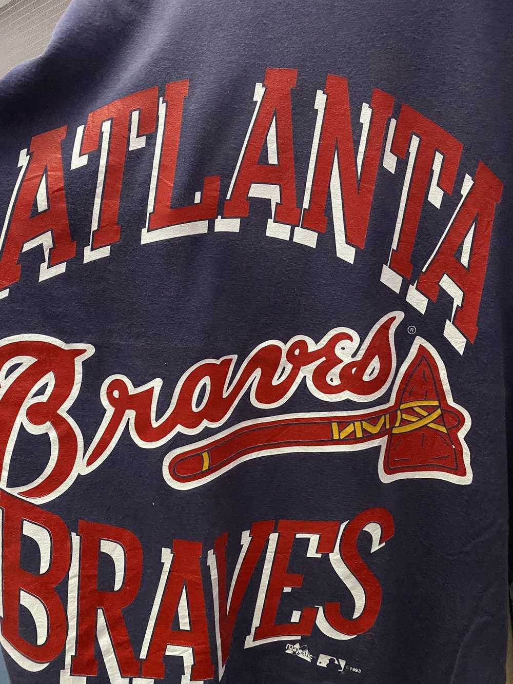 Atlanta Braves × Majestic × Vintage Vintage 1993 … - image 5