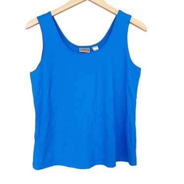 Chicos Chicos Blue Stretch Tank Top Sz M