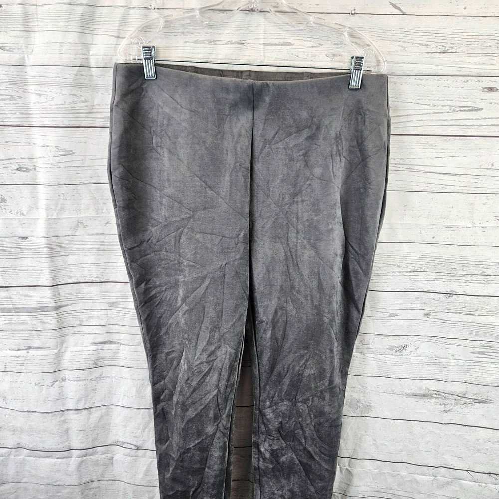 Vintage Chicos Womens Faux Suede Legging Sz 14 Ca… - image 2