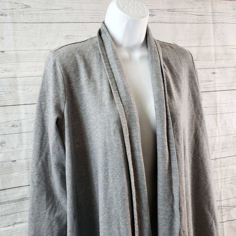 Vintage PureJill Womens Cardigan Sz Small Gray Op… - image 2