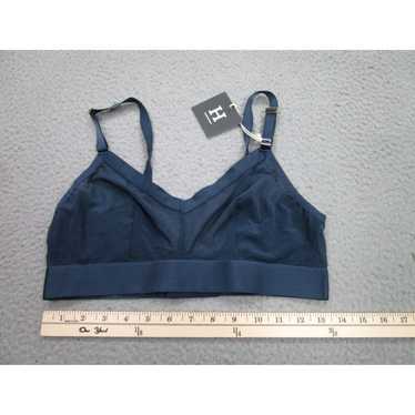 Vintage Womens Large Luxe Bralette in Blue Featur… - image 1