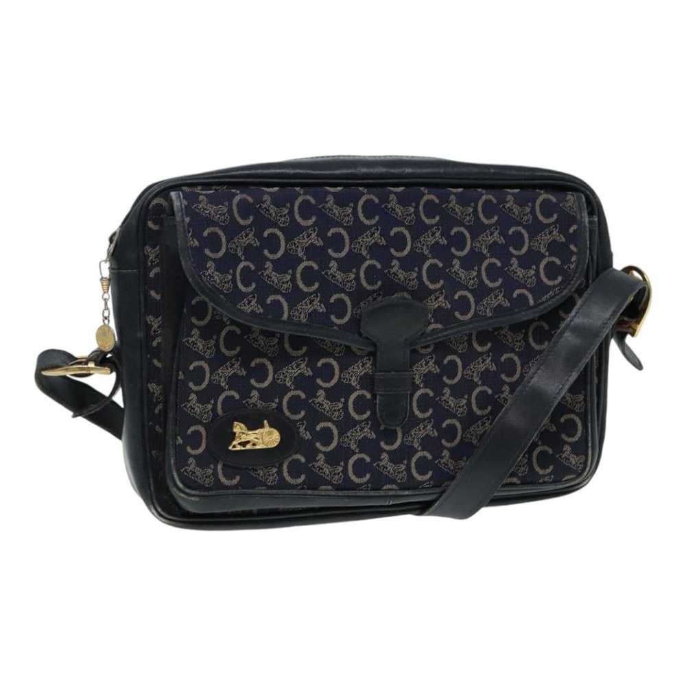 Celine CELINE C saluki Shoulder Bag Navy Auth bs1… - image 1